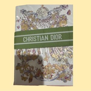 Dior Green Floral Notebook